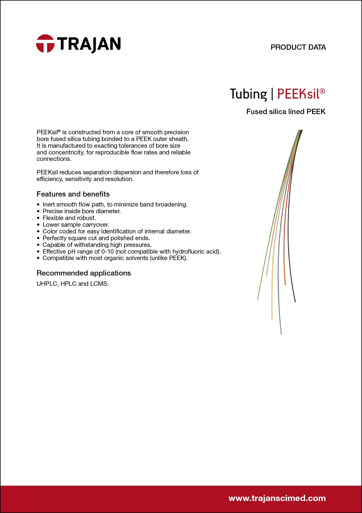 Product Data Sheet - PEEKsil® tubing